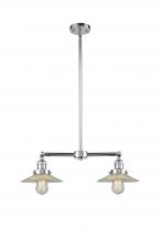 Innovations Lighting 209-PC-G2 - Halophane - 2 Light - 21 inch - Polished Chrome - Stem Hung - Island Light