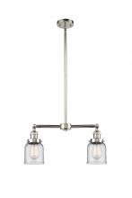 Innovations Lighting 209-PN-G52 - Bell - 2 Light - 21 inch - Polished Nickel - Stem Hung - Island Light