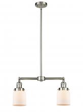 Innovations Lighting 209-SN-G51 - Bell - 2 Light - 21 inch - Brushed Satin Nickel - Stem Hung - Island Light