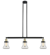 Innovations Lighting 213-BAB-G192 - Bellmont - 3 Light - 39 inch - Black Antique Brass - Stem Hung - Adjustable Island Light