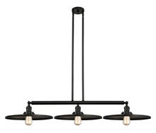Innovations Lighting 213-BK-MFR-BK-16 - Appalachian - 3 Light - 49 inch - Matte Black - Stem Hung - Adjustable Island Light