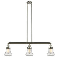 Innovations Lighting 213-SN-G192 - Bellmont - 3 Light - 39 inch - Brushed Satin Nickel - Stem Hung - Adjustable Island Light