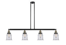 Innovations Lighting 214-BAB-G182-LED - Canton - 4 Light - 51 inch - Black Antique Brass - Stem Hung - Island Light