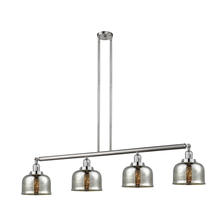 Innovations Lighting 214-SN-G78-LED - Bell - 4 Light - 53 inch - Brushed Satin Nickel - Stem Hung - Island Light