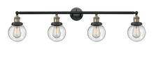 Innovations Lighting 215-BAB-G204-6 - Beacon - 4 Light - 42 inch - Black Antique Brass - Bath Vanity Light