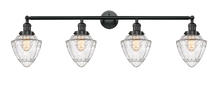 Innovations Lighting 215-BK-G664-7 - Bullet - 4 Light - 46 inch - Matte Black - Adjustable Bath Vanity Light