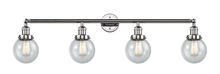 Innovations Lighting 215-PC-G204-6 - Beacon - 4 Light - 42 inch - Polished Chrome - Bath Vanity Light