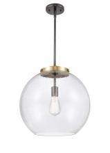 Innovations Lighting 221-1S-BAB-G124-16 - Athens - 1 Light - 16 inch - Black Antique Brass - Stem Hung - Pendant