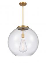 Innovations Lighting 221-1S-BB-G124-18 - Athens - 1 Light - 18 inch - Brushed Brass - Stem Hung - Pendant