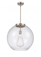 Innovations Lighting 221-1S-SN-G124-18 - Athens - 1 Light - 18 inch - Brushed Satin Nickel - Cord hung - Pendant