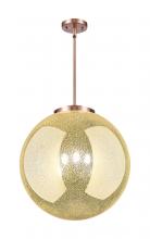 Innovations Lighting 221-3S-AC-G208-18 - Beacon - 3 Light - 18 inch - Antique Copper - Stem hung - Pendant