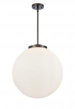 Innovations Lighting 221-3S-OB-G201-18 - Beacon - 3 Light - 18 inch - Oil Rubbed Bronze - Cord hung - Pendant