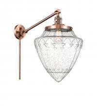 Innovations Lighting 237-AC-G664-12 - Bullet - 1 Light - 12 inch - Antique Copper - Swing Arm