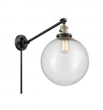 Innovations Lighting 237-BAB-G204-12 - Beacon - 1 Light - 12 inch - Black Antique Brass - Swing Arm