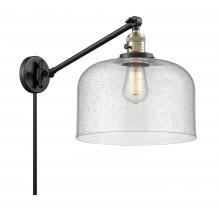 Innovations Lighting 237-BAB-G74-L - Bell - 1 Light - 12 inch - Black Antique Brass - Swing Arm