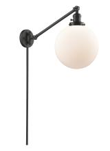 Innovations Lighting 237-OB-G201-10 - Beacon - 1 Light - 10 inch - Oil Rubbed Bronze - Swing Arm