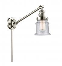 Innovations Lighting 237-PN-G184S-LED - Canton - 1 Light - 8 inch - Polished Nickel -Adjustable Swing Arm