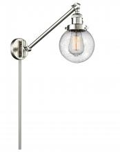 Innovations Lighting 237-SN-G204-6 - Beacon - 1 Light - 6 inch - Brushed Satin Nickel - Swing Arm