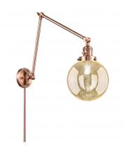 Innovations Lighting 238-AC-G208-8 - Beacon - 1 Light - 8 inch - Antique Copper - Swing Arm