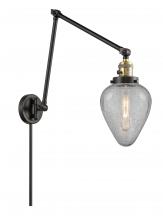 Innovations Lighting 238-BAB-G165 - Geneseo - 1 Light - 8 inch - Black Antique Brass - Swing Arm