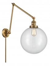 Innovations Lighting 238-BB-G202-12 - Beacon - 1 Light - 12 inch - Brushed Brass - Swing Arm