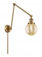 Innovations Lighting 238-BB-G208-6 - Beacon - 1 Light - 6 inch - Brushed Brass - Swing Arm