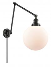 Innovations Lighting 238-BK-G201-10 - Beacon - 1 Light - 10 inch - Matte Black - Swing Arm