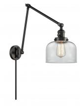 Innovations Lighting 238-BK-G72 - Bell - 1 Light - 8 inch - Matte Black - Swing Arm