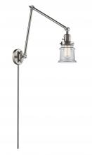 Innovations Lighting 238-SN-G182S - Canton - 1 Light - 8 inch - Brushed Satin Nickel - Swing Arm