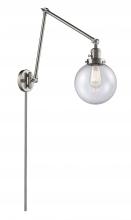 Innovations Lighting 238-SN-G204-8 - Beacon - 1 Light - 8 inch - Brushed Satin Nickel - Swing Arm