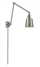 Innovations Lighting 238-SN-M9-SN - Addison - 1 Light - 8 inch - Brushed Satin Nickel - Swing Arm