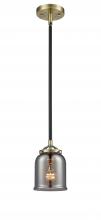 Innovations Lighting 284-1S-BAB-G53 - Bell - 1 Light - 5 inch - Black Antique Brass - Cord hung - Mini Pendant