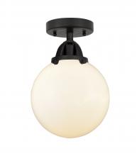 Innovations Lighting 288-1C-BK-G201-8-LED - Beacon - 1 Light - 8 inch - Matte Black - Semi-Flush Mount