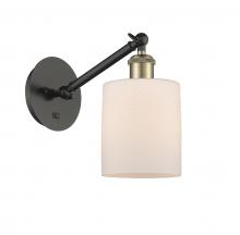 Innovations Lighting 317-1W-BAB-G111 - Cobbleskill - 1 Light - 5 inch - Black Antique Brass - Adjustable Sconce