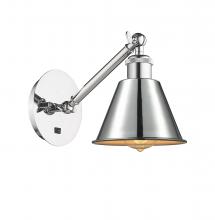 Innovations Lighting 317-1W-PC-M8 - Smithfield - 1 Light - 7 inch - Polished Chrome - Sconce