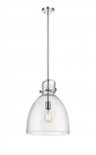 Innovations Lighting 410-1SL-PN-G412-14SDY - Newton Bell - 1 Light - 14 inch - Polished Nickel - Pendant