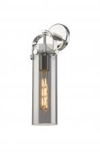 Innovations Lighting 413-1W-PN-G413-1W-4SM - Pilaster - 1 Light - 4 inch Glass - Polished Nickel - Sconce