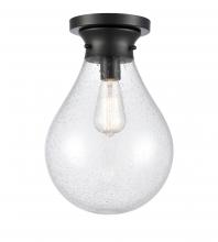 Innovations Lighting 414-1F-BK-G4144-10 - Genesis - 1 Light - 10 inch - Matte Black - Flush Mount