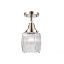 Innovations Lighting 447-1C-PN-G302 - Colton - 1 Light - 6 inch - Polished Nickel - Semi-Flush Mount