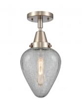Innovations Lighting 447-1C-SN-G165 - Geneseo - 1 Light - 7 inch - Brushed Satin Nickel - Semi-Flush Mount