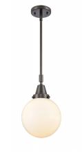 Innovations Lighting 447-1S-OB-G201-8 - Beacon - 1 Light - 8 inch - Oil Rubbed Bronze - Mini Pendant