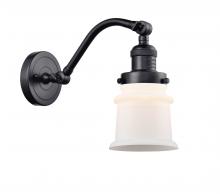 Innovations Lighting 515-1W-BK-G181S - Canton - 1 Light - 7 inch - Matte Black - Adjustable Sconce