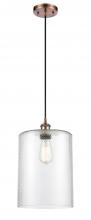 Innovations Lighting 516-1P-AC-G112-L - Cobbleskill - 1 Light - 9 inch - Antique Copper - Cord hung - Mini Pendant