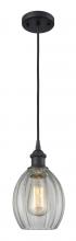 Innovations Lighting 516-1P-BK-G82 - Eaton - 1 Light - 6 inch - Matte Black - Cord hung - Mini Pendant