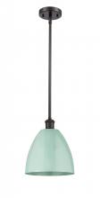 Innovations Lighting 516-1S-OB-MBD-9-SF - Plymouth - 1 Light - 9 inch - Oil Rubbed Bronze - Pendant