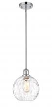 Innovations Lighting 516-1S-PC-G1215-8 - Athens Water Glass - 1 Light - 8 inch - Polished Chrome - Mini Pendant