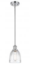 Innovations Lighting 516-1S-PC-G442 - Brookfield - 1 Light - 6 inch - Polished Chrome - Mini Pendant