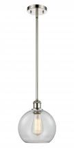 Innovations Lighting 516-1S-PN-G122 - Athens - 1 Light - 8 inch - Polished Nickel - Mini Pendant