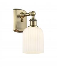 Innovations Lighting 516-1W-AB-G559-5GWH - Bridal Veil - 1 Light - 5 inch - Antique Brass - Sconce