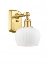 Innovations Lighting 516-1W-SG-G91 - Fenton - 1 Light - 7 inch - Satin Gold - Sconce